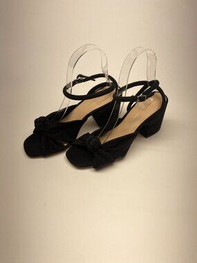 Loeffler Randall Womens Fiamma Back Suede Ankle Strap Sandal Sz 7